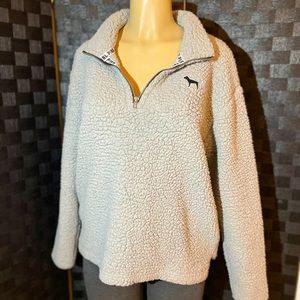 PINK Sherpa pullover